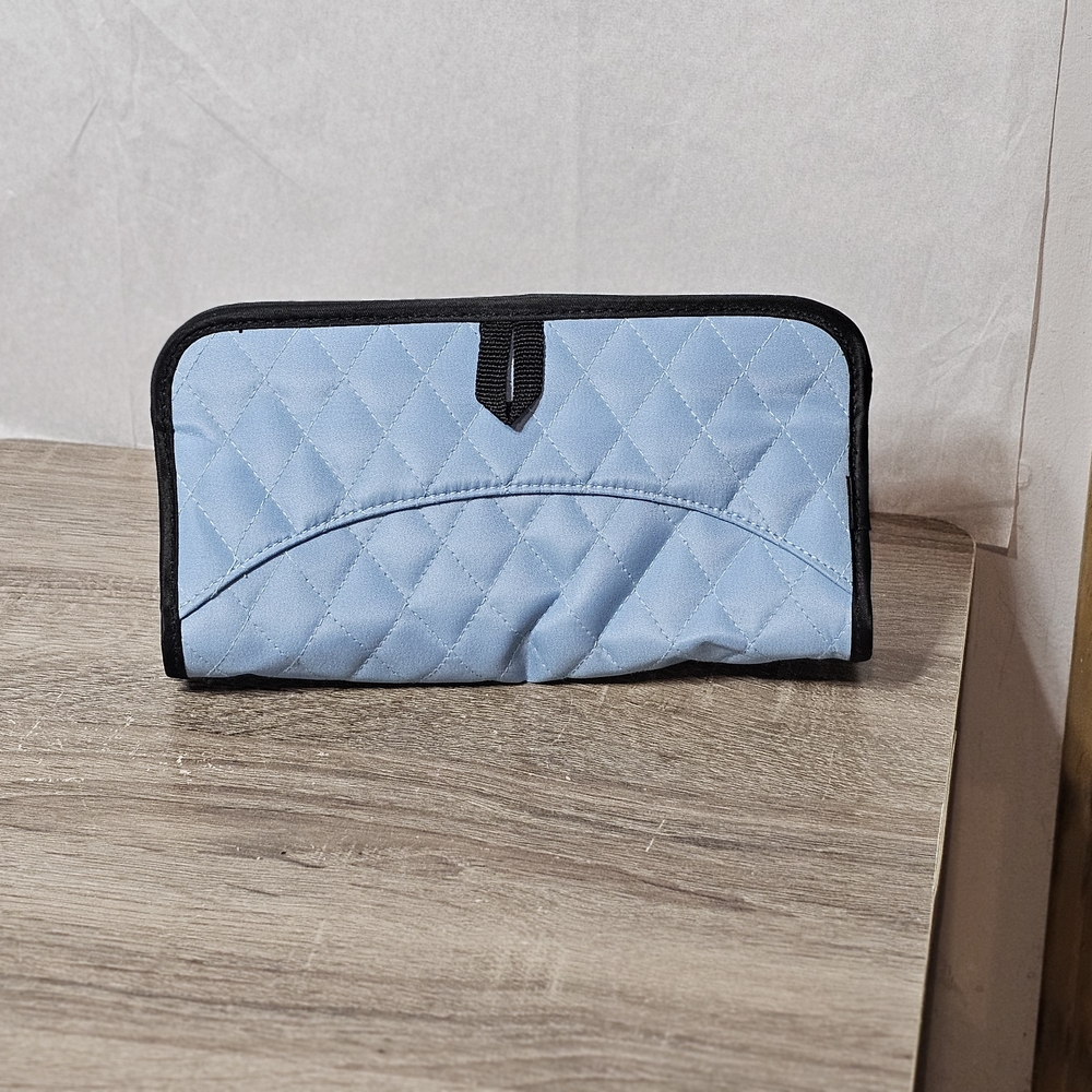Travelon Light Blue Quilted Cosmetic Case
